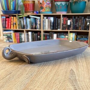World Market Elephant Gray Serving Tray